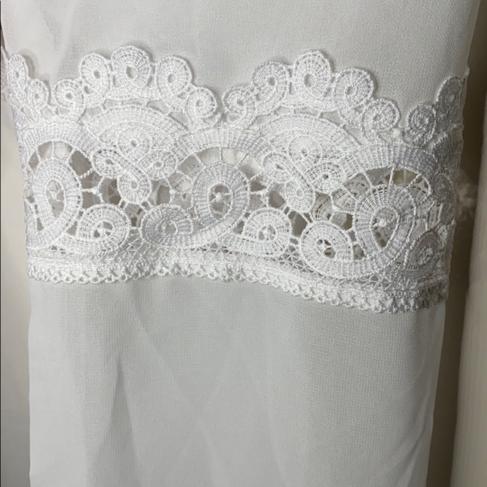 Express Sheer coverup w/ lace NWT - Picture 4 of 7